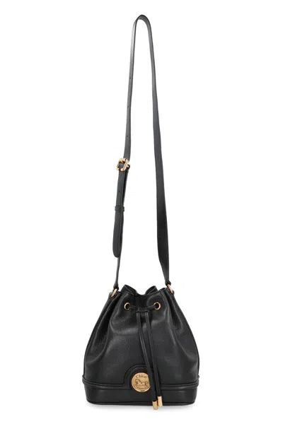 Chloé Bucket Bag In Leather In Black
