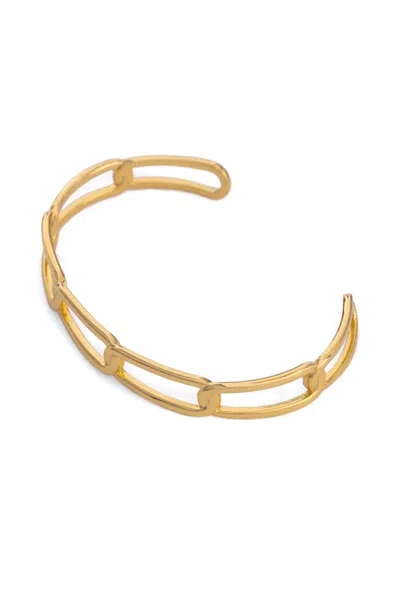 Federica Tosi Bracelet Rigid Square In Gold