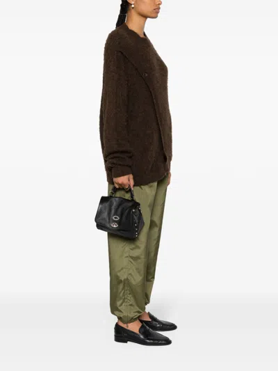 Zanellato Postina Daily Baby Leather Handbag In Black