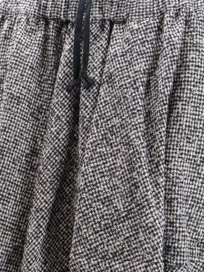 Comme Des Garçons Play Wool Trousers Skirt In Gray