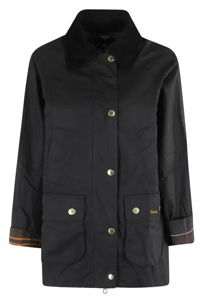 Barbour Modern Beadnell Puffer Jackets Black In Black