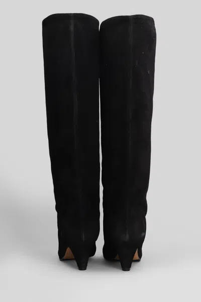 Fabio Rusconi High Heels Boots In Black Suede In Black