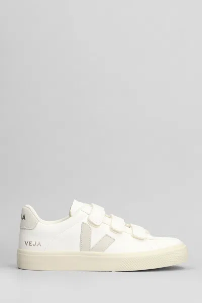Veja Recife Sneakers In White Leather In Neutral