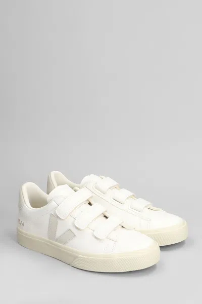 Veja Recife Sneakers In White Leather In Neutral