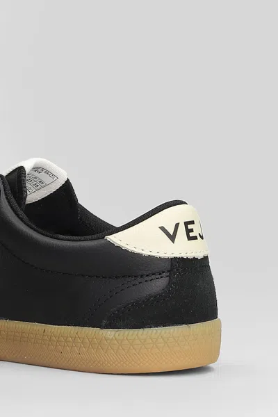 Veja Volley O.t Sneakers In Black Suede And Leather In Black