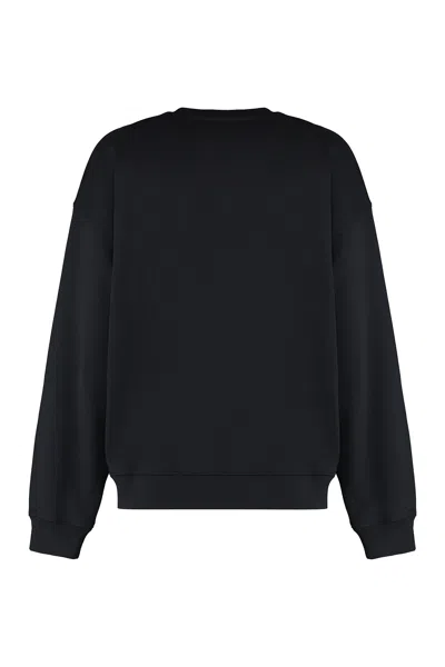 Maison Kitsuné Crew Neck Sweatshirt In Cotton In Multi
