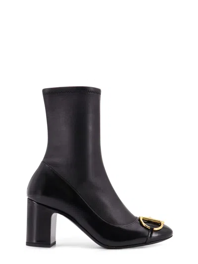 Gucci Women Leather Boots With Metal Horsebit In Blue