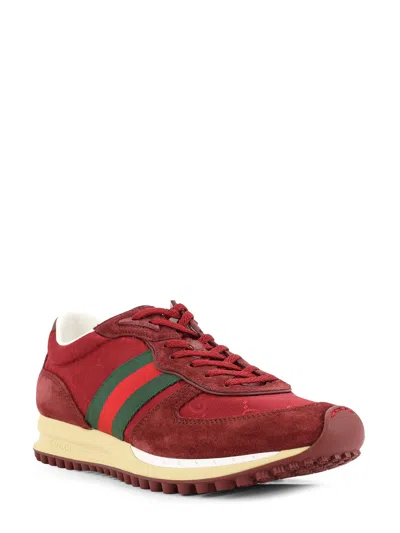 Gucci Re-motion Original Gg Fabric Sneakers In Burgundy