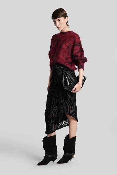 Isabel Marant Cristie Skirt In Black Viscose In Black