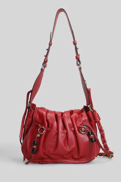 Isabel Marant Bolton Shoulder Bag In Red Leather In Red