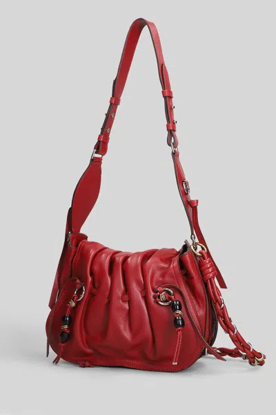 Isabel Marant Bolton Shoulder Bag In Red Leather In Red