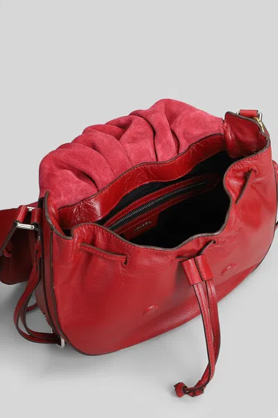 Isabel Marant Bolton Shoulder Bag In Red Leather In Red