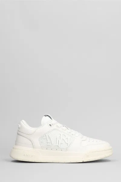 Amiri Classic Low Sneakers In White Leather In White