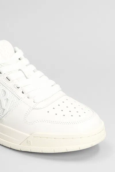 Amiri Classic Low Sneakers In White Leather In White