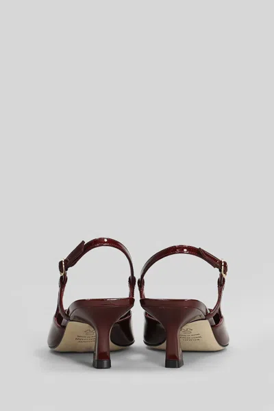 Stuart Weitzman Vinnie 50 Pumps In Bordeaux Patent Leather In Burgundy