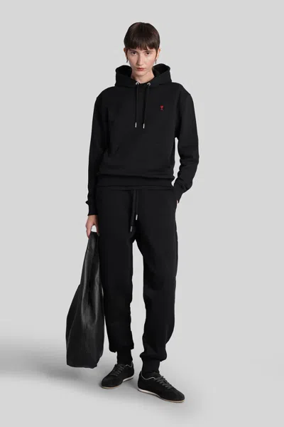 Ami Alexandre Mattiussi Pants In Black Cotton In Black