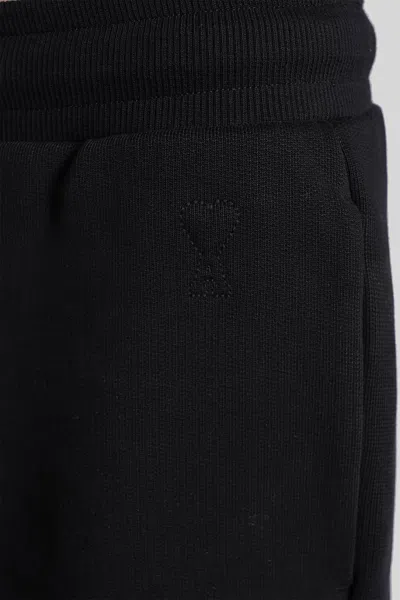 Ami Alexandre Mattiussi Pants In Black Cotton In Black