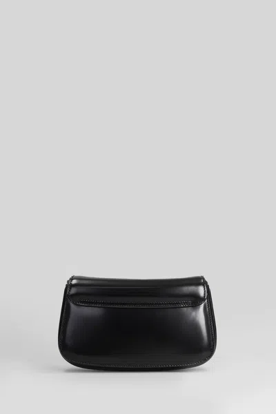 Ami Alexandre Mattiussi Paris Bag Small Shoulder Bag In Black Leather In Black