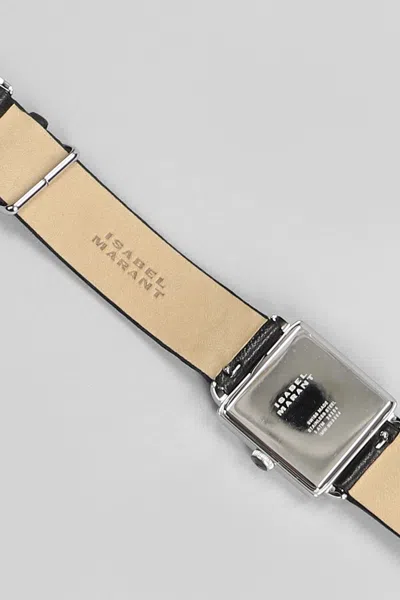 Isabel Marant Watche In Black Leather In Black