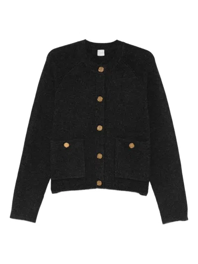Totême Wool Cardigan In Black