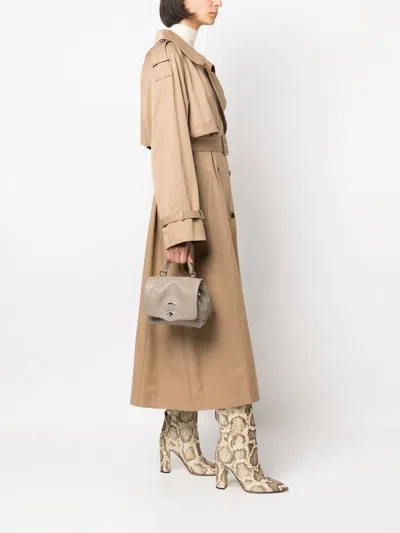 Zanellato Postina Daily Baby Leather Handbag In Neutral