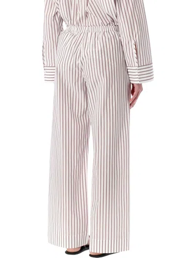 By Malene Birger Cabello Striped Wide-leg Trousers In Multi