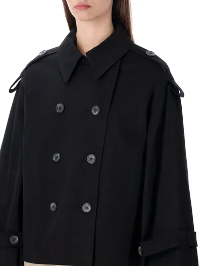 By Malene Birger Alisandra Oversized Trench Jacket In Black