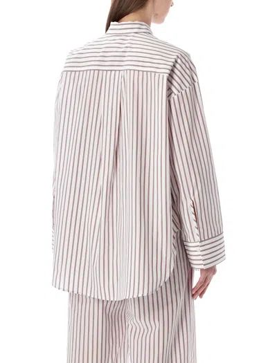 By Malene Birger Oversized Striped Derris Shirt