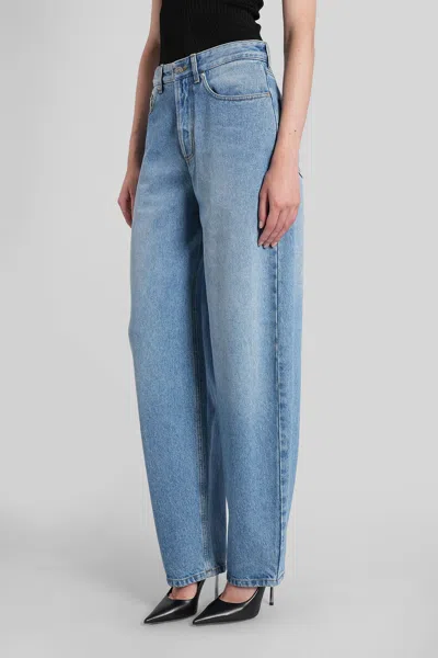 Mugler Jeans In Blue Denim In Blue