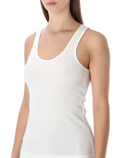 By Malene Birger Anisa Ribbed Tank In White