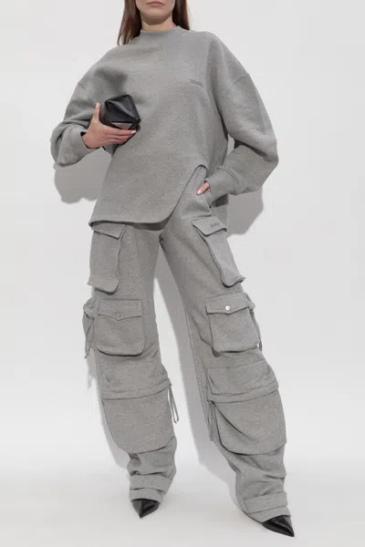 Attico Sweatshirt The  Woman Color Grey In Gray