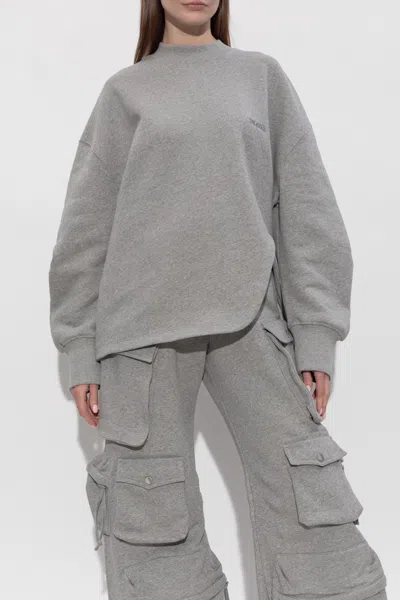 Attico Sweatshirt The  Woman Color Grey In Gray