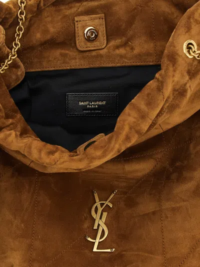 Saint Laurent Jamie Small Crossbody Bag In Brown