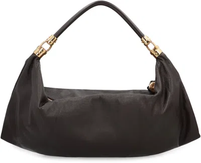Chloé Small Canvas Tote Bag With Leather Trim In Brown