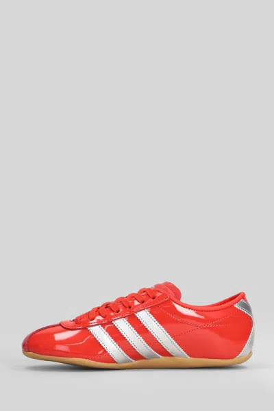 Adidas Originals Tokyo Sneakers In Red Patent Leather In Orange