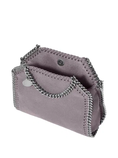 Stella Mccartney Falabella Tiny Crossbody Bag In Purple
