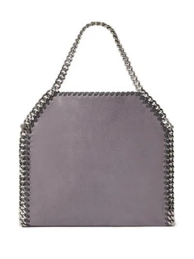 Stella Mccartney Falabella Textured Shoulder Bag In Purple