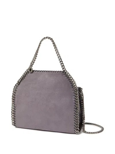 Stella Mccartney Falabella Textured Shoulder Bag In Purple