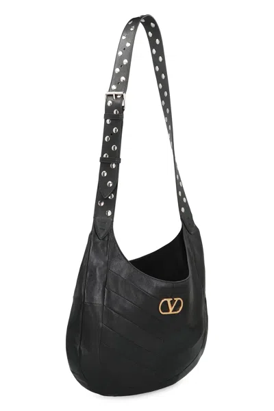 Valentino Hobo Bag  Garavani Hoboho In Nappa In Black