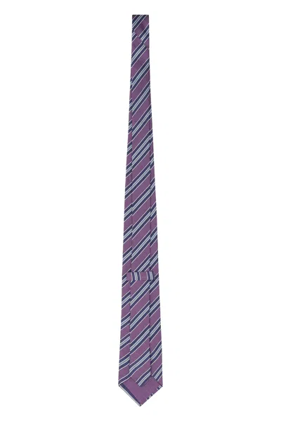 Etro Jacquard Silk Tie In Multi