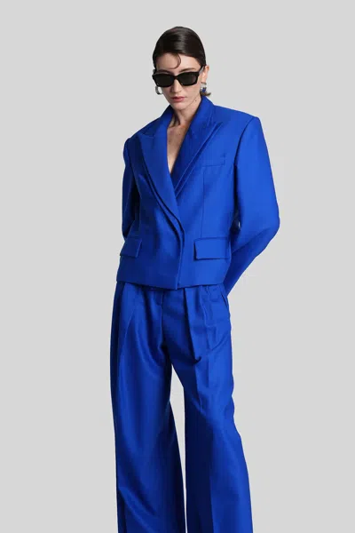 David Koma Double-breasted Jacket In Multi