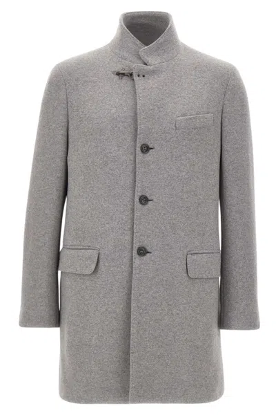 Fay New Duty Coat In Gray