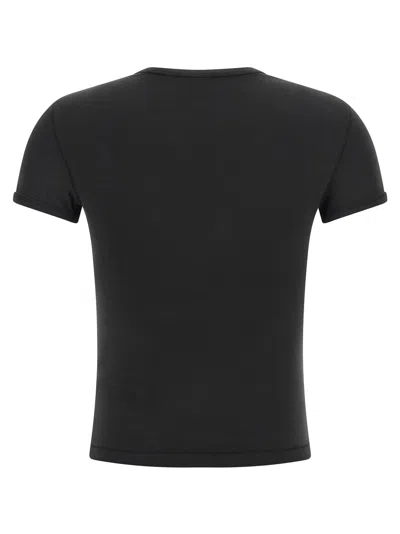 Diesel Uncutieslong-od T-shirt In Black