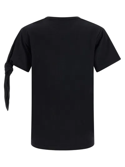 Jw Anderson Knot T-shirt In Black