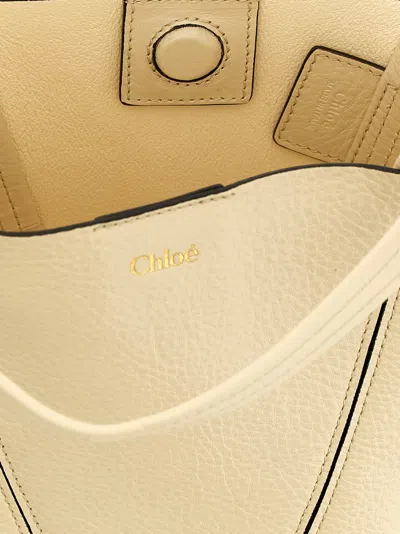 Chloé Spin Handbag In Neutral