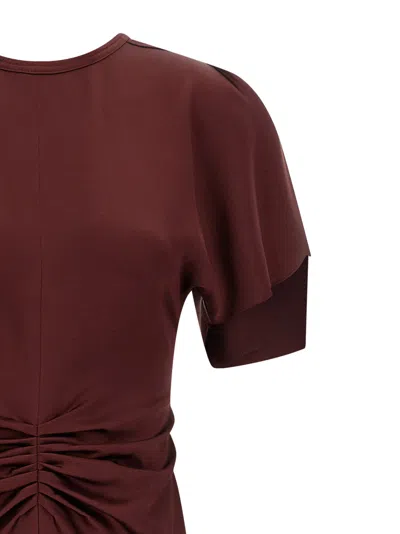 Victoria Beckham Isabella Dresses Bordeaux In Burgundy