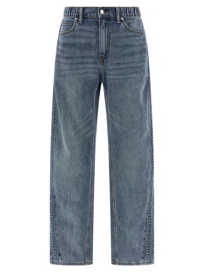 Alexander Wang Balloon Jogger Jeans In Blue