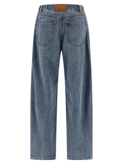 Alexander Wang Balloon Jogger Jeans In Blue