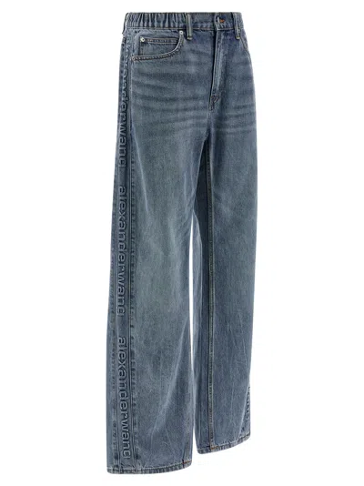 Alexander Wang Balloon Jogger Jeans In Blue