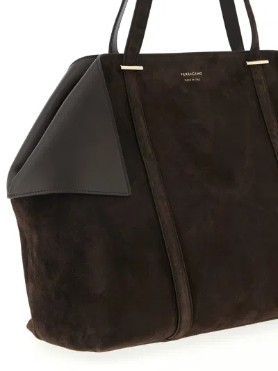 Ferragamo Scarf L Shoulder Bag In Multi